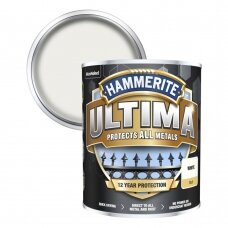 Metalo dažai HAMMERITE Ultima Matt, 700ml balta sp.