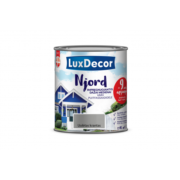 Impregnuojantys dažai LuxDecor Njord, Uolėtas krantas, 0,75 L