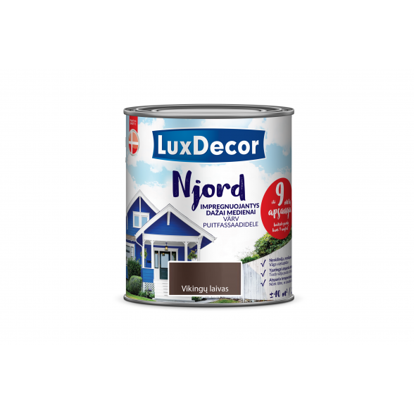 Impregnuojantys dažai LuxDecor Njord, Vikingų laivas, 0,75 L