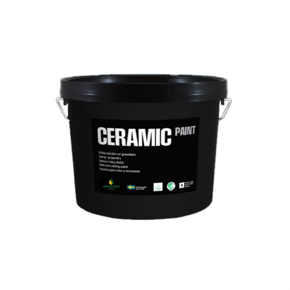 Vidaus dažai CERAMIC Paint Premium A bazė, 0,9l balta sp.