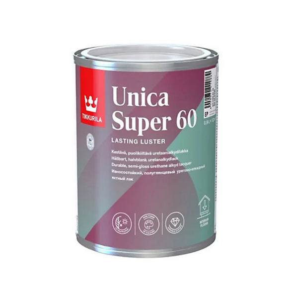 Lakas TIKKURILA Unica Super 60, 0,9l pusiau blizgus