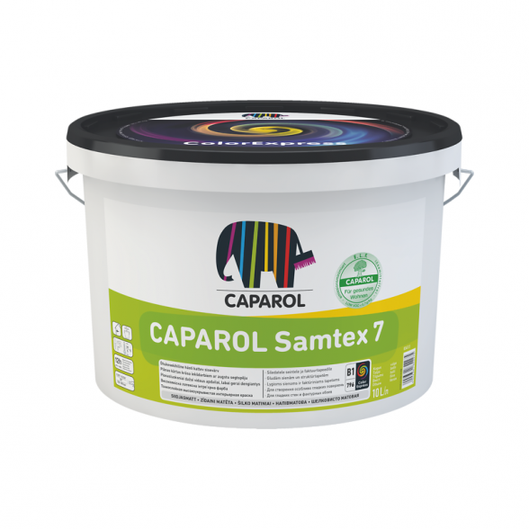 Lateksiniai dažai CALAROL Samtex 7 3 bazė, 1,175l bespalvė sp.