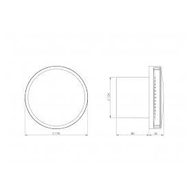 125mm ELEKTRINIS VENTILIATORIUS E-EXTRA SU DANGČIU RUTULINIU GUOLIU 1