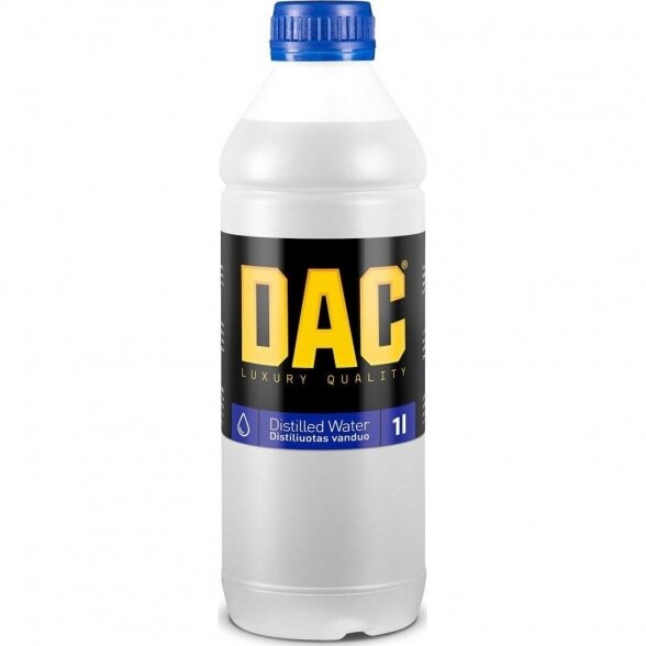 Distiliuotas vanduo DAC, 1l