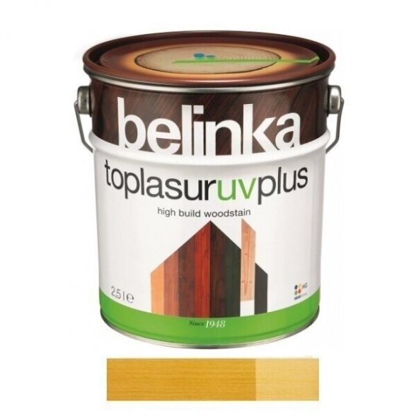 Medienos impregnantas BELINKA Toplasur UV Plus 25, 2,5l