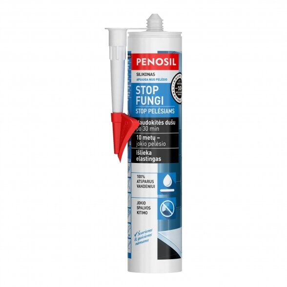 Priešpelėsinis silikonas voniai PENOSIL Stop Fungi, 310ml bespalvis