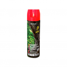 Aerozoliniai ženklinimo dažai BIODUR Forest Marking Spray, 500ml raudona sp.