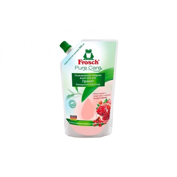 Atsarginis skystas muilas FROSCH 500ml granatų