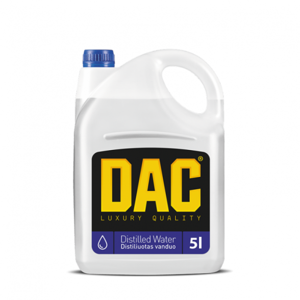 Distiliuotas vanduo DAC, 5l