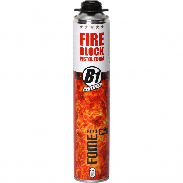 Priešgaisrinės montavimo putos FOME FLEX FireBlock Pistol, 750ml