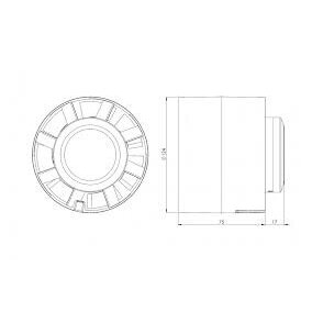 %-125MM KANALINIS VENTILIATORIUS SU LAIKMAČIU/AKCIJA 1