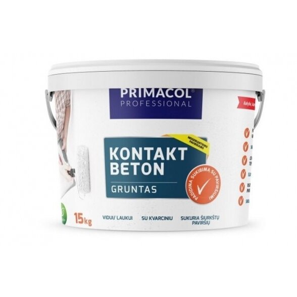 Gruntas PRIMACOL Beton Kontakt, 15kg