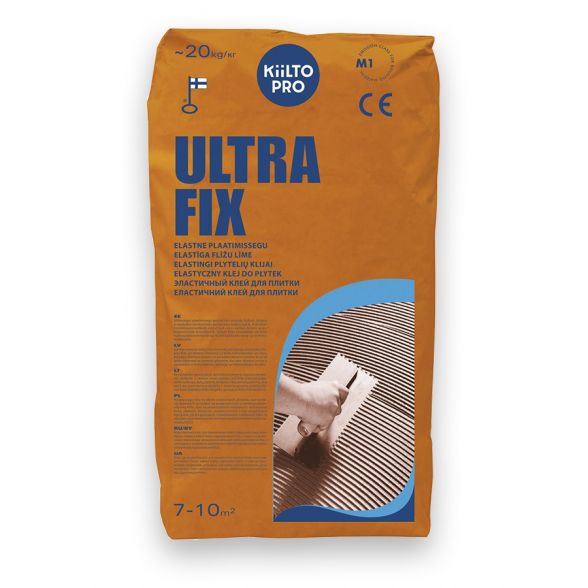 Klijai plytelėms KIILTO Ultra Fix, 20kg