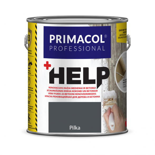 Renovaciniai dažai PRIMACOL Help, 2,5l pilka sp.