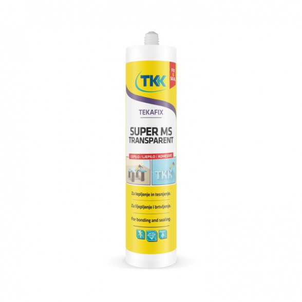 Hermetikas-klijai TKK Tekafix Super MS, 290ml bespalvis