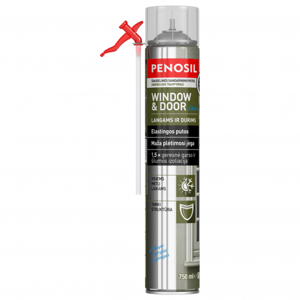 Sandarinimo putos PENOSIL Window & Door, 750ml žalia sp.