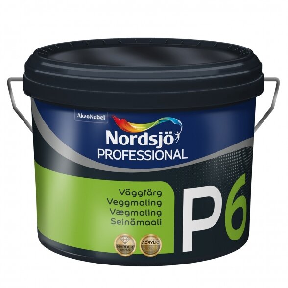 Dažai SADOLIN Professional P6, BW bazė, 10l balta sp.