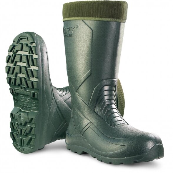 Guminiai batai DRY WALKER Xtrach Green, 41-47 d.