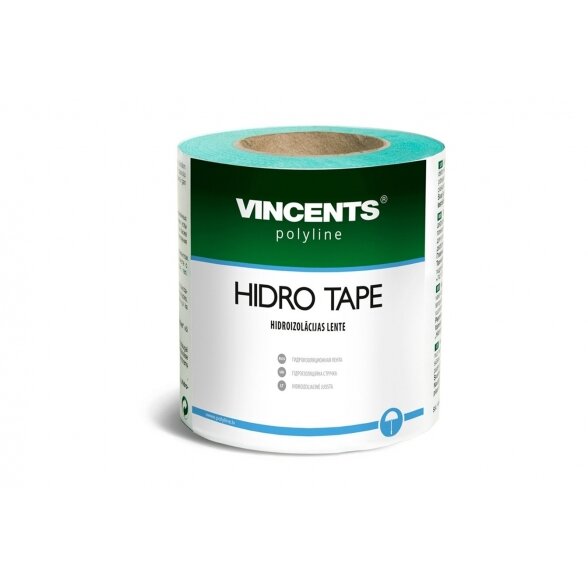 Hidroizoliacinė juosta VINCENTS POPYLINE Hidro Tape, 10cmx25 m