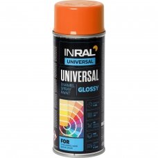 Aerozoliniai dažai INRAL Universal, 400ml oranžinė sp. blizgūs