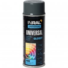 Aerozoliniai dažai INRAL UNIVERSAL, pilka (RAL7024), 400ml