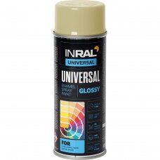 Aerozoliniai dažai INRAL UNIVERSAL, smėlio (RAL1001), 400ml