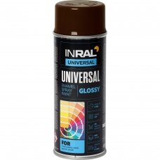 Aerozoliniai dažai INRAL UNIVERSAL, šokoladinė (RAL8017), 400ml