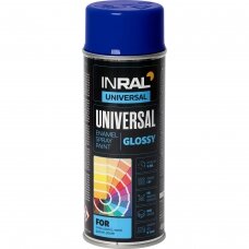 Aerozoliniai dažai INRAL UNIVERSAL, tamsiai mėlyna (RAL5002), 400ml