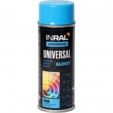 Aerozoliniai dažai INRAL UNIVERSAL,šviesiai mėlyna (RAL5012), 400ml