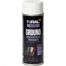 Aerozolinis gruntas INRAL GROUND, Baltas (RAL 9003), 400ml