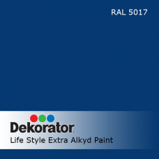 Alkidinė emalė DEKORATOR Extra, 0,75l mėlyna sp.