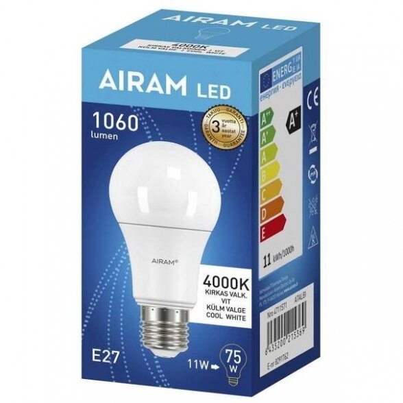 LED lemputė AIRAM 4711571, 11W 1