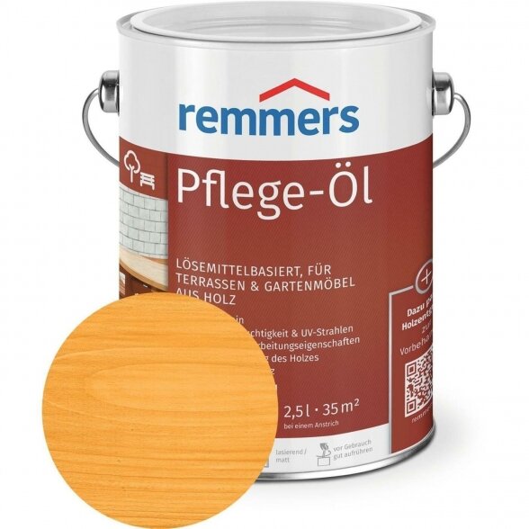 Aliejus medienai REMMERS Pflege ol Larche, 0,75l 1