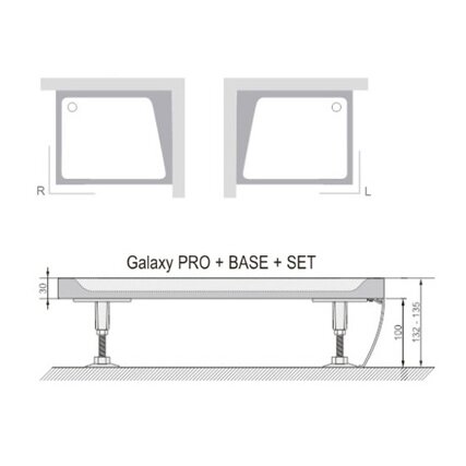 Apdailos plokštė Gigant Pro 120x80 L balta 1