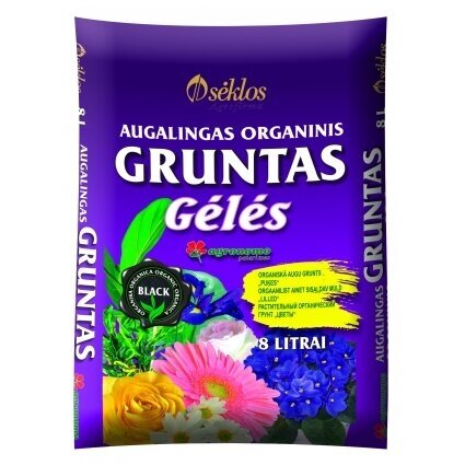 Augalingas organinis gruntas GĖLĖS, 8l