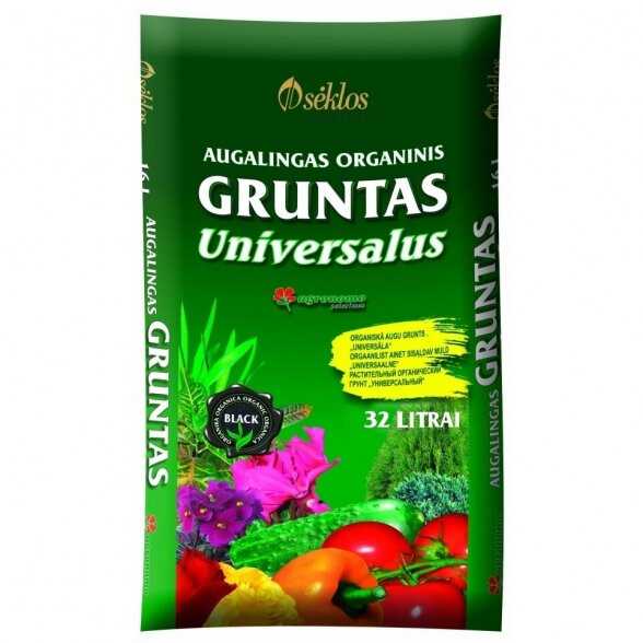 Augalinis organinis gruntas universalus, 32l