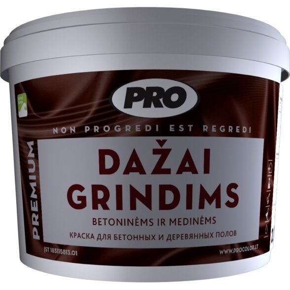 PRO DAŽAI GRINDIMS RUDI 0,9L