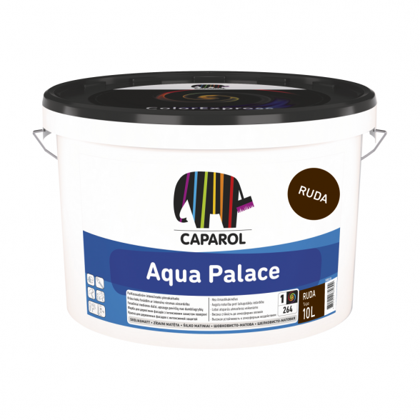 Dažai medienai CAPAROL Aqua Palace, 10l ruda sp.