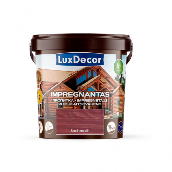 Dekoratyvins medienos impregnantas Luxdecor, (Mahon) 1l