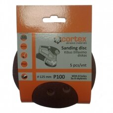 Šlifavimo diskelis CORTEX P100, 125mm 5 vnt.