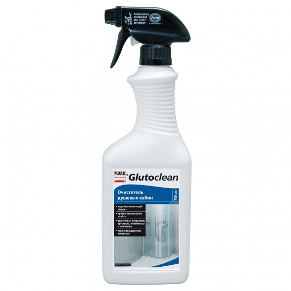 Dušo kabinų valiklis GLUTOCLEAN, 750ml