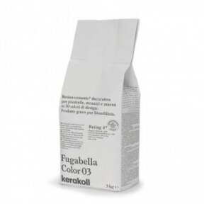 Fugabella color 03, 3 kg cementinis glaistas plytelių siūlų tarpams