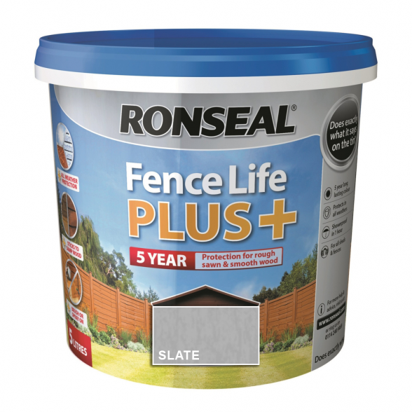 Medienos impregnantas RONSEAL Fence Life Plus, 5l Slate