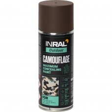 Aerozoliniai dažai INRAL Camouflage, 400ml odos ruda sp. matiniai