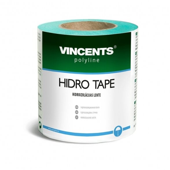 Hidroizoliacinė juosta VINCENTS POLYLINE Hidro Tape, 10cmx50m