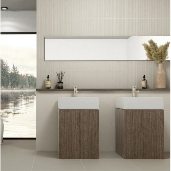 Keraminės sienų plytelės RLV.Essenza Beige 40x120