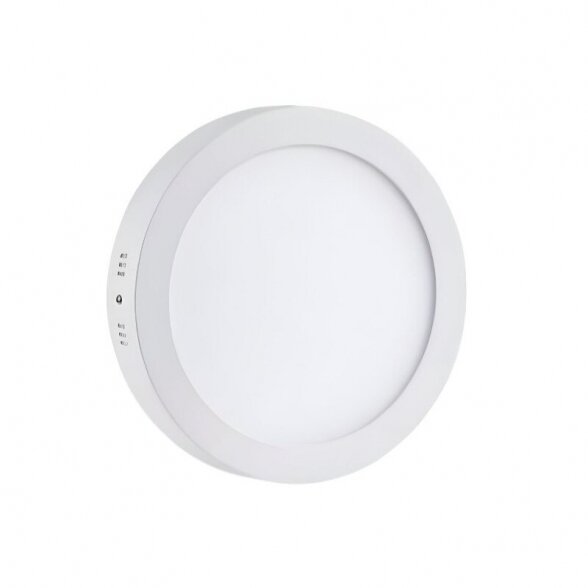 LED panelė apvali, 18W 220mm,potinkinė