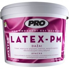 Akriliniai dažai PRO Latex PM A bazė, 10l balta sp.