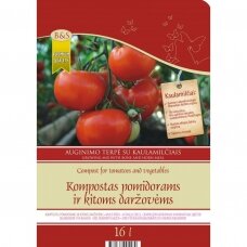 Organinis kompostas pomidorams ir kitoms daržovėms, 16l