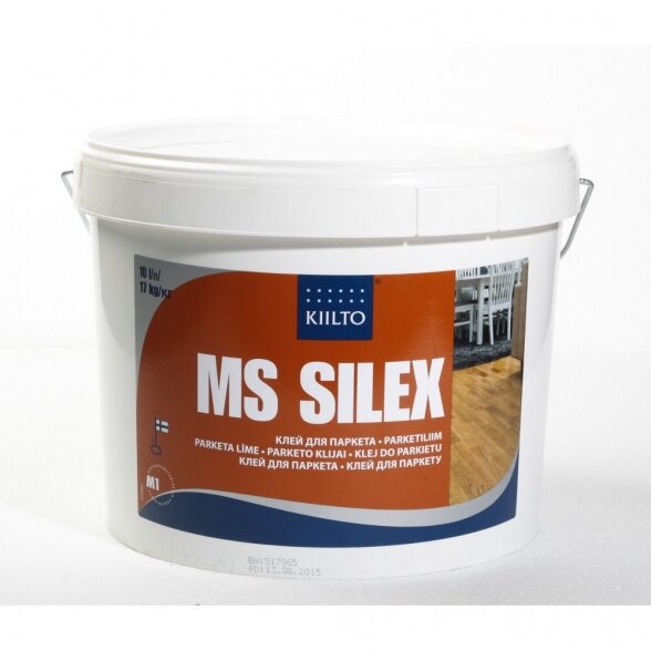 Parketo klijai KIILTO MS Silex, 10l/17kg